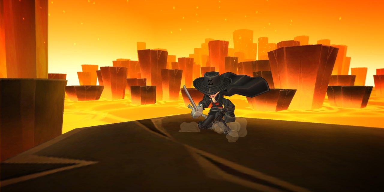 A dash through the desert of fire